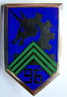 Coat of arms (crest) of the 96th Infantry Division Reconnaissance Group, French Army