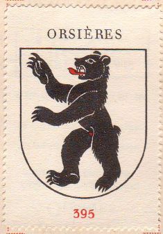 Wappen von/Blason de Orsières