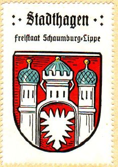 Wappen von Stadthagen/Coat of arms (crest) of Stadthagen