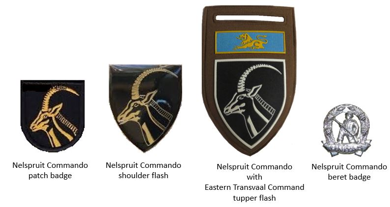 Coat of arms (crest) of the Nelspruit Commando, South African Army