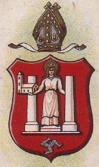 Arms of Diocese of Sodor and Man