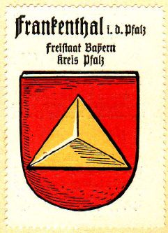 Wappen von Frankenthal/Coat of arms (crest) of Frankenthal