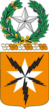 Coat of arms (crest) of 136th Signal Battalion, Texas Army National Guard