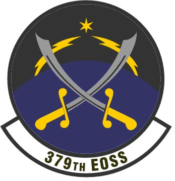Coat of arms (crest) of the 379th Expeditionary Operations Support Squadron, US Air Force