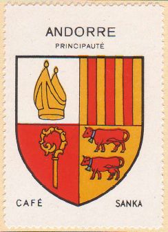 Blason de National Arms of Andorra