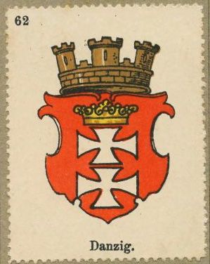 Wappen von Gdańsk