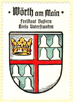 Wappen von Wörth am Main/Coat of arms (crest) of Wörth am Main