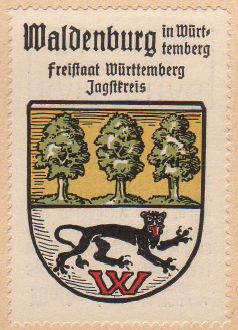 Wappen von Waldenburg (Württemberg)/Coat of arms (crest) of Waldenburg (Württemberg)