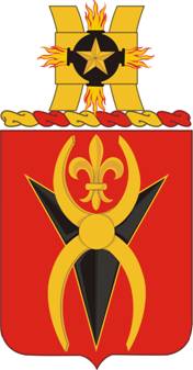 Coat of arms (crest) of the 589th Support Battalion, US Army