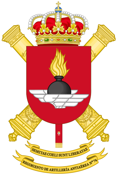 File:74th Air Defence Artillery Regiment, Spanish Army.png