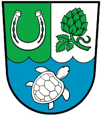 Wappen von Hoppegarten/Arms (crest) of Hoppegarten