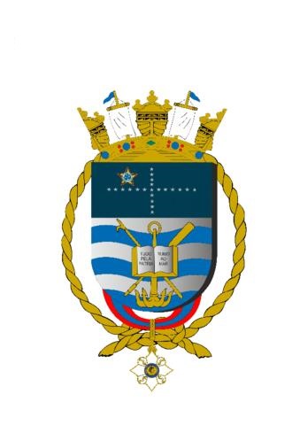 Coat of arms (crest) of the Almirante Alexandrino Instruction Centre, Brazilian Navy