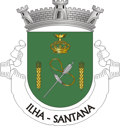 Arms (crest) of Ilha (Santana)
