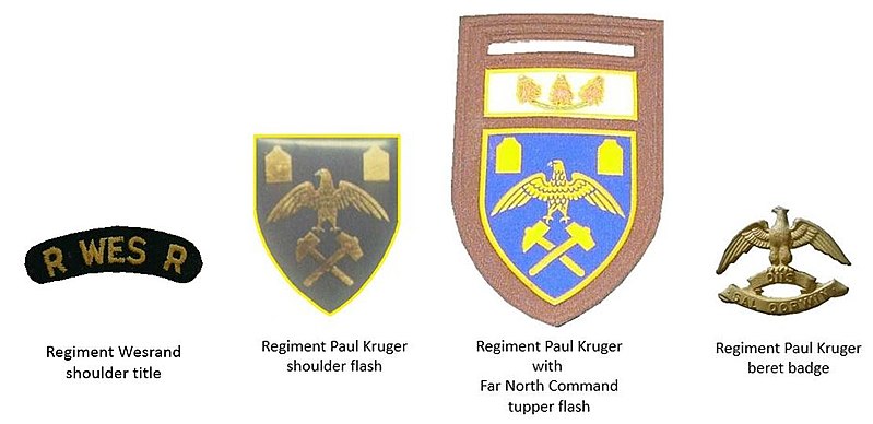 Coat of arms (crest) of the Regiment Paul Kruger, South African Army
