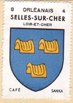 Blason de Selles-sur-Cher