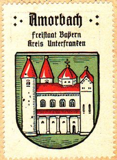 Wappen von Amorbach/Coat of arms (crest) of Amorbach