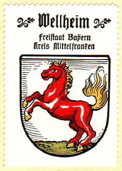 Wappen von Wellheim/Coat of arms (crest) of Wellheim