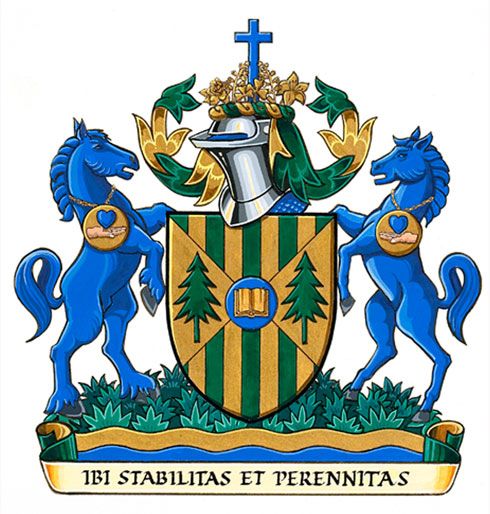 Arms (crest) of Bury (Quebec)