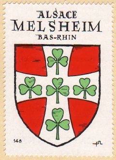 Blason de Melsheim/Coat of arms (crest) of {{PAGENAME