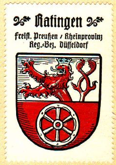 Wappen von Ratingen/Coat of arms (crest) of Ratingen