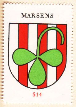 Wappen von/Blason de Marsens