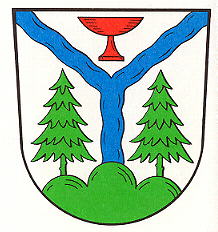 Wappen von Warmensteinach/Arms (crest) of Warmensteinach