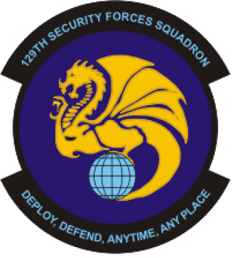 Coat of arms (crest) of the 129th Security Forces Squadron, California Air National Guard