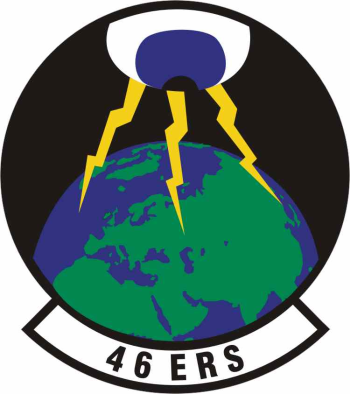 Coat of arms (crest) of the 46th Expeditionary Reconnaissance Squadron, US Air Force
