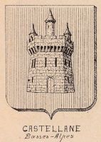 Blason de Castellane/Arms (crest) of Castellane