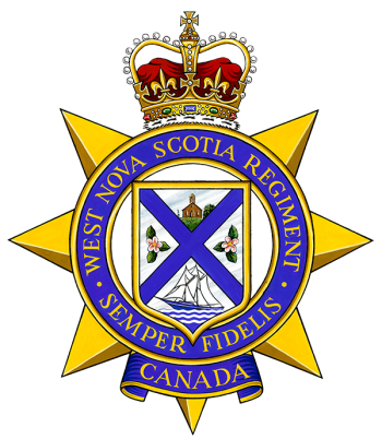 Arms of The West Nova Scotia Regiment, Canadian Army