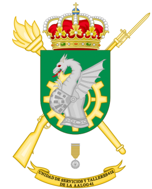 Logistics Services and Mechanical Workshops Unit 412, Spanish Army.png