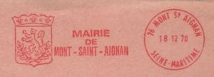 Coat of arms (crest) of Mont-Saint-Aignan