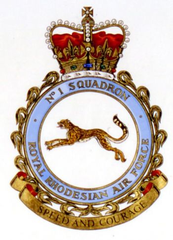 Coat of arms (crest) of the No 1 Squadron, Royal Rhodesian Air Force