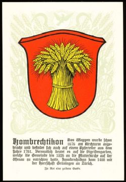 Wappen von/Blason de Hombrechtikon