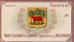 Wapen van Ossenisse/Arms (crest) of Ossenisse