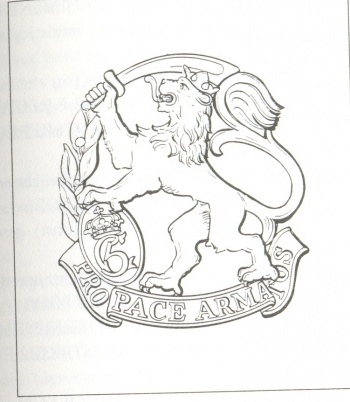 Coat of arms (crest) of Jutland Foot Regiment, Danish Army