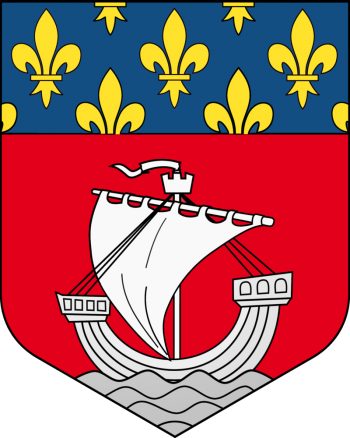 Coat of arms (crest) of the 1st Departemental Gendarmerie Legion - Paris, France