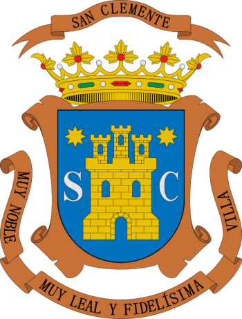 Escudo de San Clemente (Cuenca)/Arms (crest) of San Clemente (Cuenca)