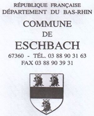 Blason de Eschbach (Bas-Rhin)