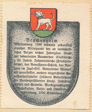 Wappen von Brackenheim/Coat of arms (crest) of Brackenheim