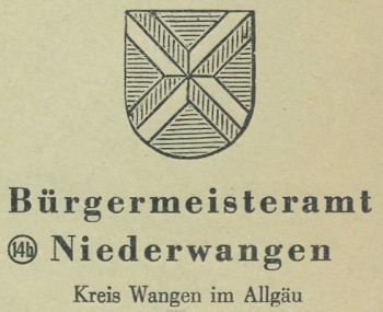 Wappen von Niederwangen/Coat of arms (crest) of Niederwangen