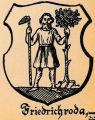 Wappen von Friedrichroda/ Arms of Friedrichroda