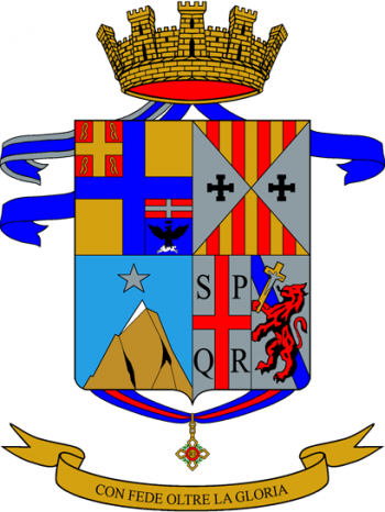 Coat of arms (crest) of the 60th Infantry Battalion Col di Lana, Italian Army