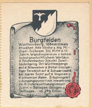 Wappen von Burgfelden