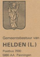 Wapen van Helden/Arms (crest) of Helden