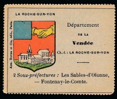 Blason de La Roche-sur-Yon/Arms (crest) of La Roche-sur-Yon