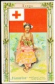Arms, Flags and Folk Costume trade card Diamantine Tonga