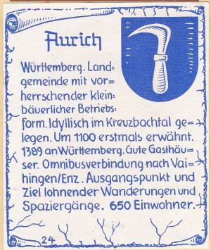Wappen von Aurich (Vaihingen)