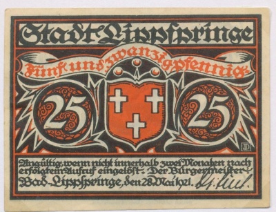 Wappen von Bad Lippspringe/Coat of arms (crest) of Bad Lippspringe