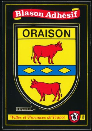 Blason de Oraison (Alpes-de-Haute-Provence)/Coat of arms (crest) of {{PAGENAME
